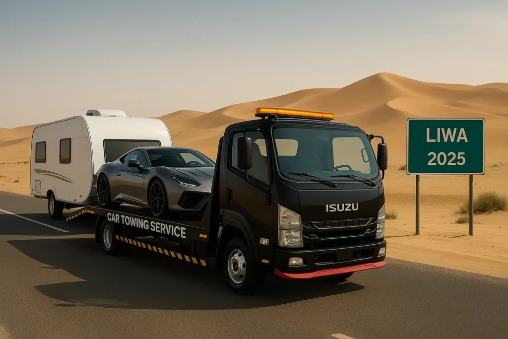 ريكفري ام القيوين | سطحات الاجاويد لخدمات نقل السيارات والسحب 24 ساعة