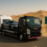 ريكفري ام القيوين | سطحات الاجاويد لخدمات نقل السيارات والسحب 24 ساعة